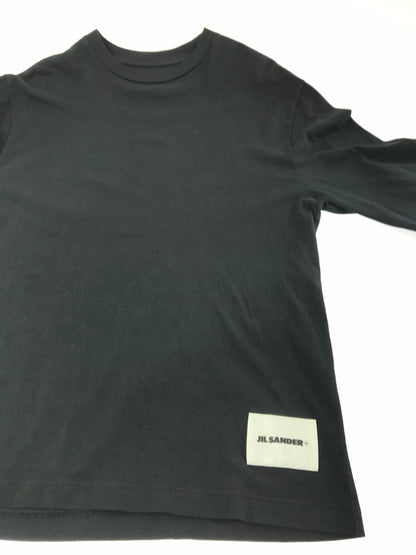 【中古品】【メンズ】 JIL SANDER+ ジルサンダー プラス L/S ORGANIC COTTON T-SHIRT J47GC0002 オーガニック コットン Tシャツ 長袖Tシャツ 141-261011-na-15-tagh サイズ：L カラー：ブラック 万代Net店