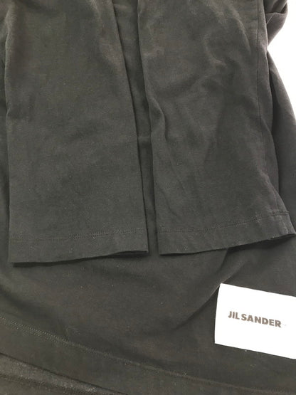 【中古品】【メンズ】 JIL SANDER+ ジルサンダー プラス L/S ORGANIC COTTON T-SHIRT J47GC0002 オーガニック コットン Tシャツ 長袖Tシャツ 141-261011-na-15-tagh サイズ：L カラー：ブラック 万代Net店