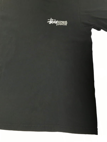 【中古品】【メンズ】 STUSSY ステューシー SUPERIOR QUALITY T-SHIRT スーペリアクオリティ Tシャツ 半袖Tシャツ 142-261011-na-13-tagh サイズ：M カラー：ブラック 万代Net店