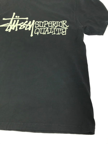 【中古品】【メンズ】 STUSSY ステューシー SUPERIOR QUALITY T-SHIRT スーペリアクオリティ Tシャツ 半袖Tシャツ 142-261011-na-13-tagh サイズ：M カラー：ブラック 万代Net店
