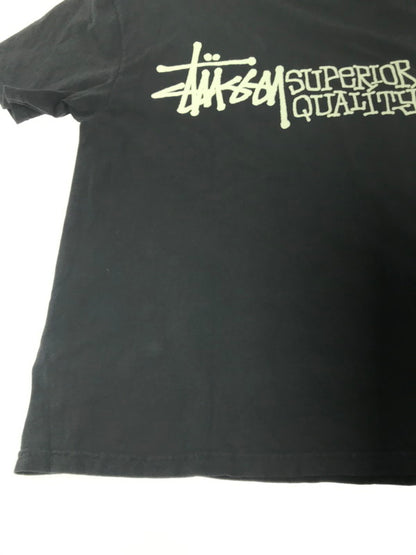【中古品】【メンズ】 STUSSY ステューシー SUPERIOR QUALITY T-SHIRT スーペリアクオリティ Tシャツ 半袖Tシャツ 142-261011-na-13-tagh サイズ：M カラー：ブラック 万代Net店