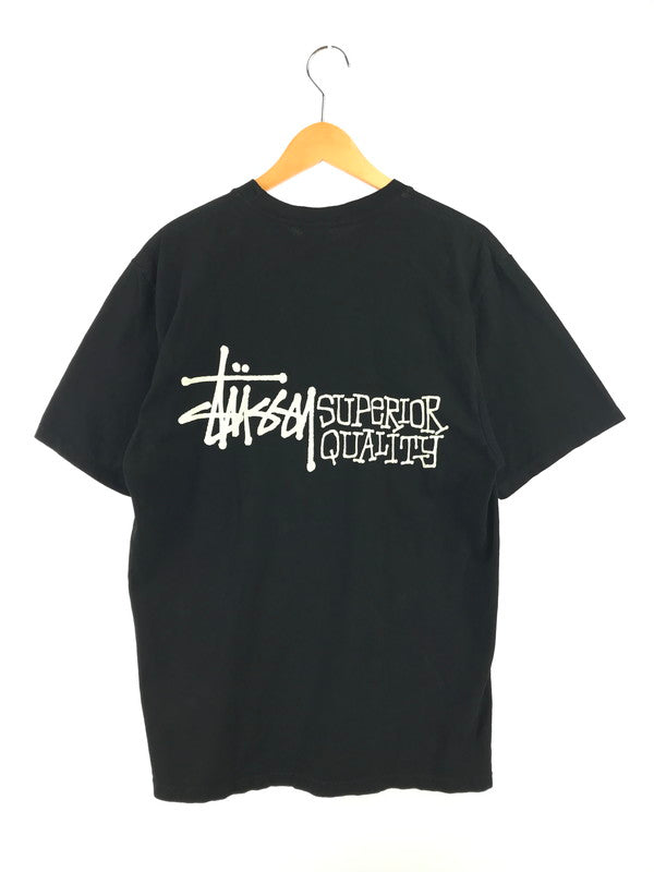 【中古品】【メンズ】 STUSSY ステューシー SUPERIOR QUALITY T-SHIRT スーペリアクオリティ Tシャツ 半袖Tシャツ 142-261011-na-13-tagh サイズ：M カラー：ブラック 万代Net店