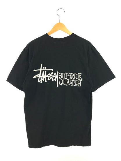 【中古品】【メンズ】 STUSSY ステューシー SUPERIOR QUALITY T-SHIRT スーペリアクオリティ Tシャツ 半袖Tシャツ 142-261011-na-13-tagh サイズ：M カラー：ブラック 万代Net店