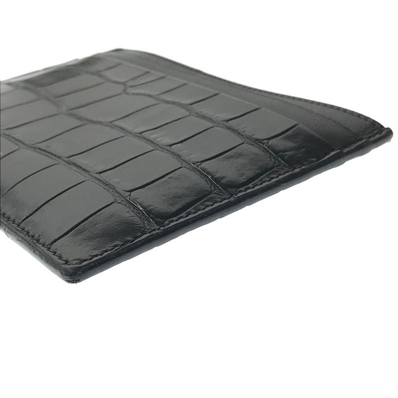 【中古品】【メンズ】 CELINE セリーヌ MULTIFUNCTION CARD HOLDER 10B763BG1 マルチファンクション カード ホルダー アクセサリー 181-261016-rt-03-tagh カラー：ブラック 万代Net店