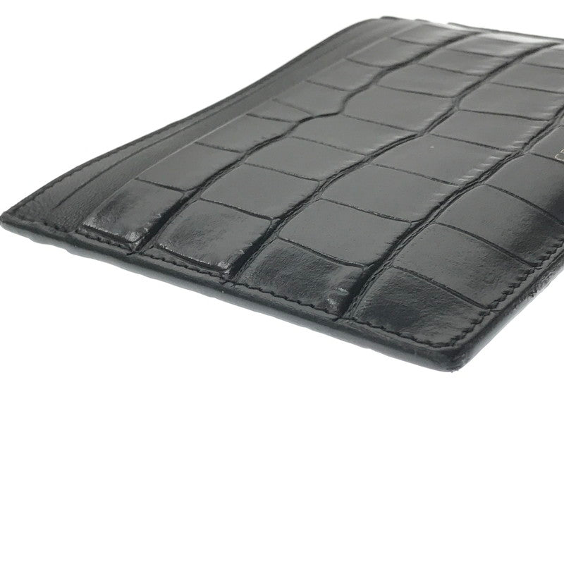 【中古品】【メンズ】 CELINE セリーヌ MULTIFUNCTION CARD HOLDER 10B763BG1 マルチファンクション カード ホルダー アクセサリー 181-261016-rt-03-tagh カラー：ブラック 万代Net店