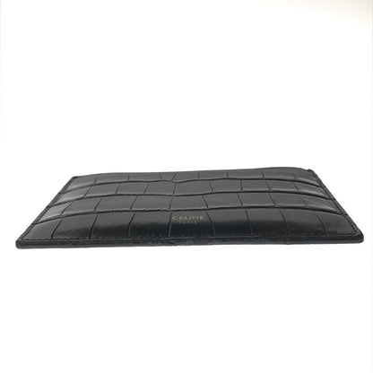【中古品】【メンズ】 CELINE セリーヌ MULTIFUNCTION CARD HOLDER 10B763BG1 マルチファンクション カード ホルダー アクセサリー 181-261016-rt-03-tagh カラー：ブラック 万代Net店