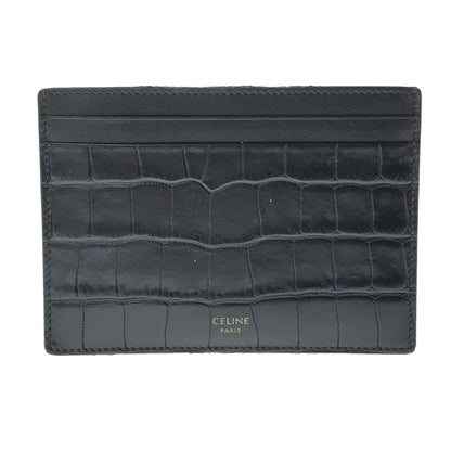 【中古品】【メンズ】 CELINE セリーヌ MULTIFUNCTION CARD HOLDER 10B763BG1 マルチファンクション カード ホルダー アクセサリー 181-261016-rt-03-tagh カラー：ブラック 万代Net店