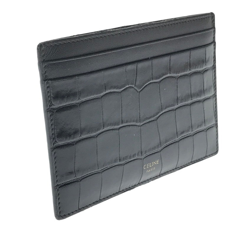 【中古品】【メンズ】 CELINE セリーヌ MULTIFUNCTION CARD HOLDER 10B763BG1 マルチファンクション カード ホルダー アクセサリー 181-261016-rt-03-tagh カラー：ブラック 万代Net店