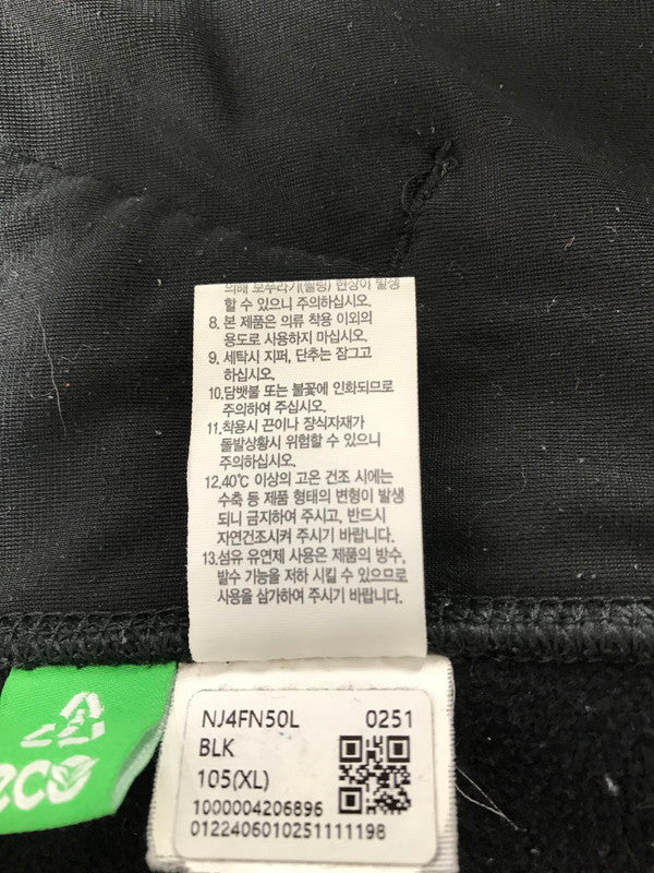 【現状渡し品】【メンズ】 THE NORTH FACE WHITE LABEL ザ・ノースフェイス ホワイトレーベル RIMO FLEECE JACKET NJ4FN50L リモ フリースジャケット アウター 144-261011-na-28-tagh サイズ：XL カラー：ブラック 万代Net店