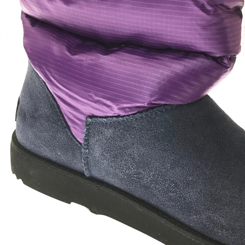 【中古美品】【メンズ】 UGG アグ×BEAMS ビームス ×ROCKY MOUNTAIN FEATHERBED ロッキーマウンテンフェザーベッド CLASSIC MINI BOOTS 1110235 クラシック ミニ ブーツ 靴 164-261013-na-05-tagh サイズ：28cm US 10 カラー：パープル/ネイビー 万代Net店