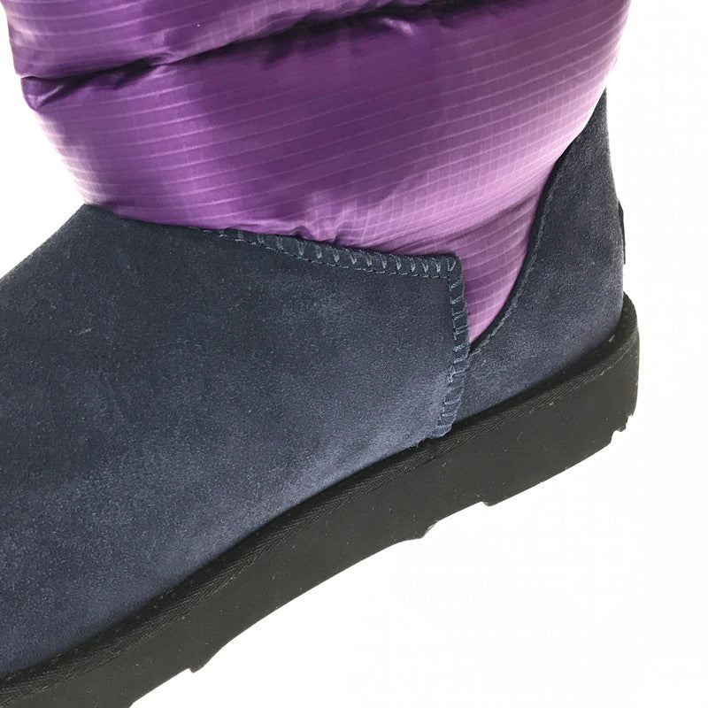 【中古美品】【メンズ】 UGG アグ×BEAMS ビームス ×ROCKY MOUNTAIN FEATHERBED ロッキーマウンテンフェザーベッド CLASSIC MINI BOOTS 1110235 クラシック ミニ ブーツ 靴 164-261013-na-05-tagh サイズ：28cm US 10 カラー：パープル/ネイビー 万代Net店