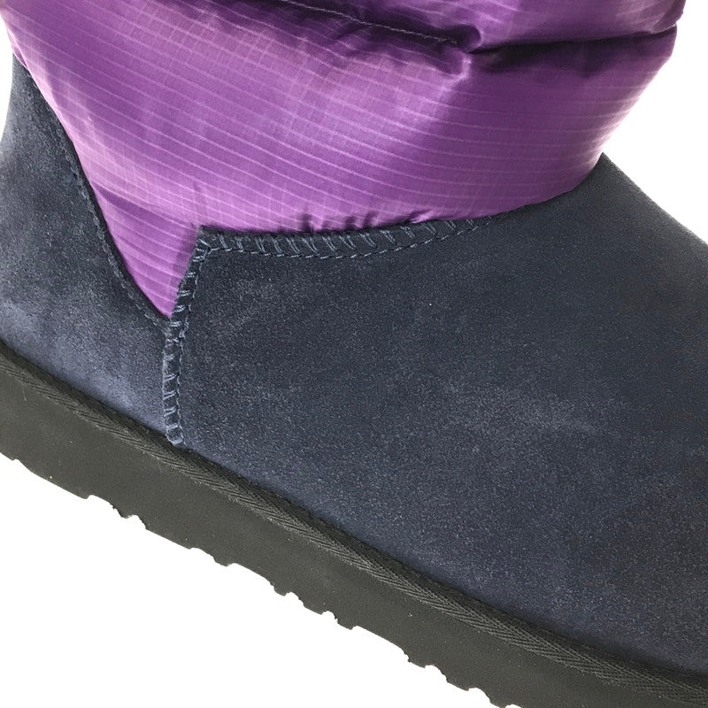 【中古美品】【メンズ】 UGG アグ×BEAMS ビームス ×ROCKY MOUNTAIN FEATHERBED ロッキーマウンテンフェザーベッド CLASSIC MINI BOOTS 1110235 クラシック ミニ ブーツ 靴 164-261013-na-05-tagh サイズ：28cm US 10 カラー：パープル/ネイビー 万代Net店