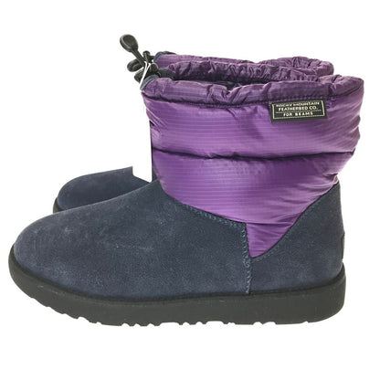 【中古美品】【メンズ】 UGG アグ×BEAMS ビームス ×ROCKY MOUNTAIN FEATHERBED ロッキーマウンテンフェザーベッド CLASSIC MINI BOOTS 1110235 クラシック ミニ ブーツ 靴 164-261013-na-05-tagh サイズ：28cm US 10 カラー：パープル/ネイビー 万代Net店