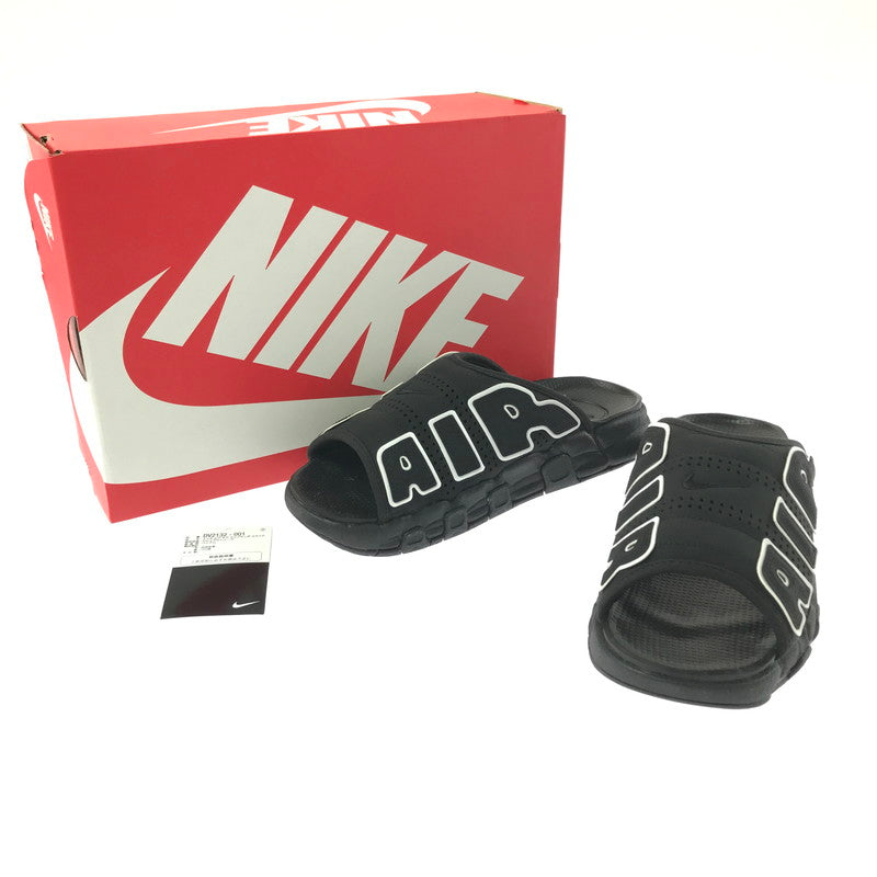 【中古美品】【メンズ】 NIKE ナイキ AIR MORE UPTEMPO SLIDE DV2132-001 エア モアアップテンポ スライド サンダル 靴 160-261013-na-17-tagh サイズ：27cm US 9 カラー：BLACK/WHITE-BLACK-CLEAR 万代Net店