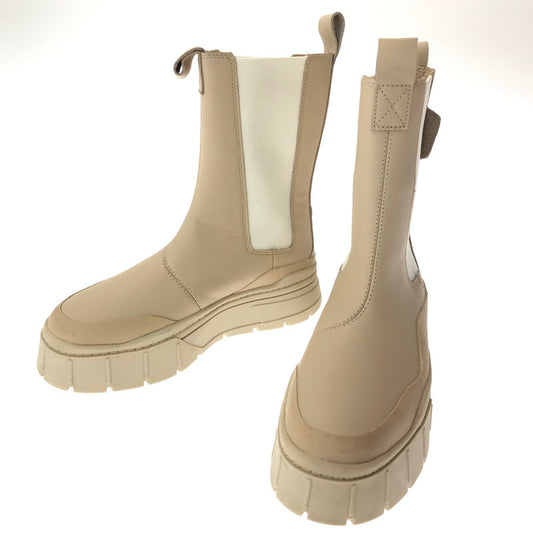 【中古品】【レディース】 PUMA プーマ MAYZE STACK CHELSEA WMNS 386272-02 メイズ スタック チェルシー ウィメンズ スニーカー 靴 166-261013-na-10-tagh サイズ：24.5cm US 8 カラー：LIGHT SAND 万代Net店