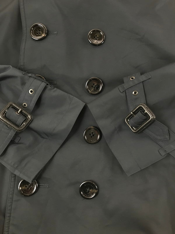 【中古品】【メンズ】 BURBERRY バーバリー NYLON TRENCH COAT A1A34-250-28 トレンチコート ライトアウター 141-261011-na-39-tagh サイズ：LL カラー：ブラック 万代Net店