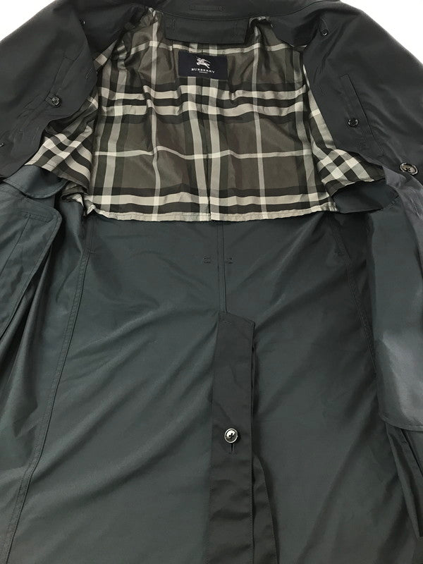 【中古品】【メンズ】 BURBERRY バーバリー NYLON TRENCH COAT A1A34-250-28 トレンチコート ライトアウター 141-261011-na-39-tagh サイズ：LL カラー：ブラック 万代Net店