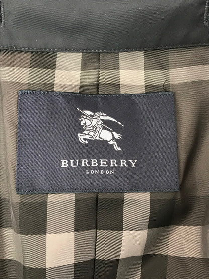 【中古品】【メンズ】 BURBERRY バーバリー NYLON TRENCH COAT A1A34-250-28 トレンチコート ライトアウター 141-261011-na-39-tagh サイズ：LL カラー：ブラック 万代Net店