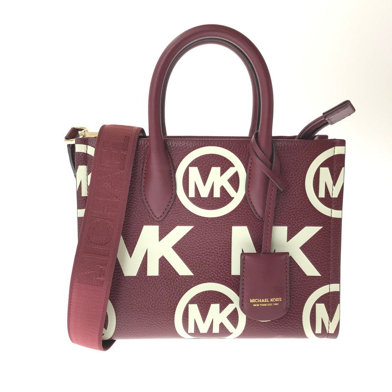 【中古品】【レディース】 MICHAEL KORS マイケルコース MIRELLA ミレラ 2WAY BAG 35F3G7ZC5L ショルダーバッグ ハンドバッグ カバン 180-261017-na-01-tagh カラー：ボルドー 万代Net店