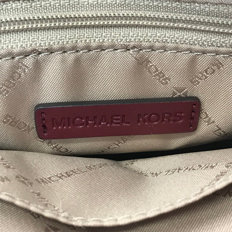 【中古品】【レディース】 MICHAEL KORS マイケルコース MIRELLA ミレラ 2WAY BAG 35F3G7ZC5L ショルダーバッグ ハンドバッグ カバン 180-261017-na-01-tagh カラー：ボルドー 万代Net店