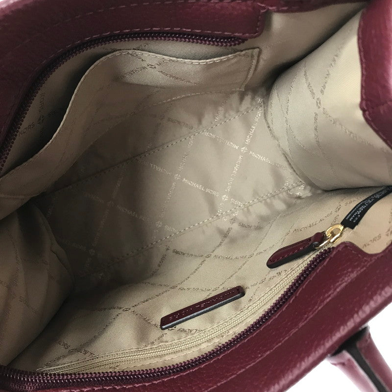 【中古品】【レディース】 MICHAEL KORS マイケルコース MIRELLA ミレラ 2WAY BAG 35F3G7ZC5L ショルダーバッグ ハンドバッグ カバン 180-261017-na-01-tagh カラー：ボルドー 万代Net店