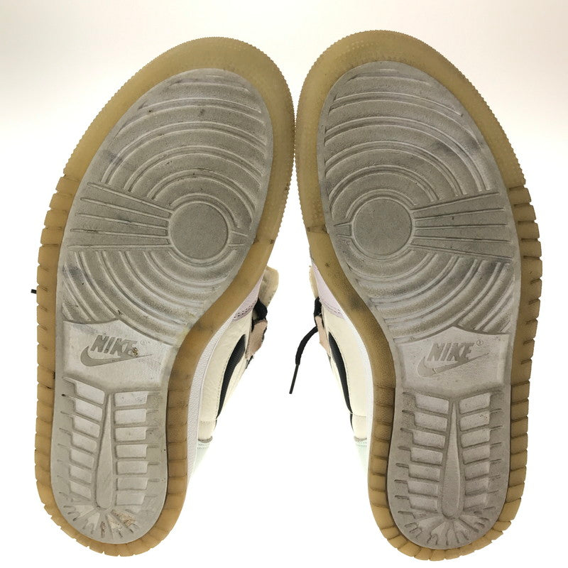 【中古品】【メンズ】 NIKE ナイキ WMNS AIR JORDAN 1 ZOOM AIR CMFT CT0979-101 ウィメンズ エア ジョーダン 1 ズーム エア コンフォート スニーカー 靴 160-261013-na-06-tagh サイズ：27.5cm US 10.5 カラー：WHITE/GREY HEATHER-OLIVE AURA-KHAKI 万代Net店