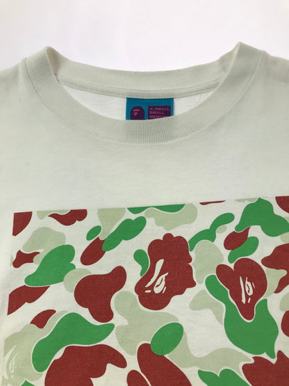 【中古品】【メンズ】 A BATHING APE アベイシングエイプ 00'S CAMO BOX LOGO S/S TEE カモ ボックス ロゴ Tシャツ 半袖Tシャツ 142-261012-na-01-tagh サイズ：L カラー：ホワイト 万代Net店