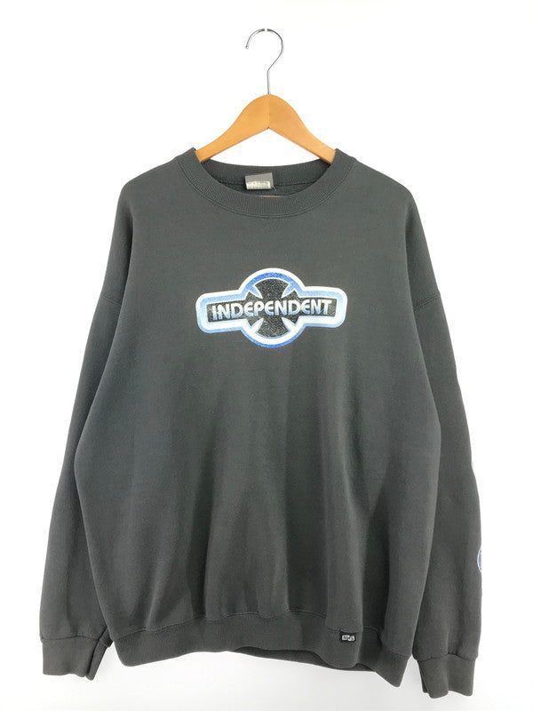 【現状渡し品】【メンズ】 INDEPENDENT TRUCK COMPANY インディペンデント トラック カンパニー NHSタグ 90'S SWEATSHIRT 90年代 スウェットシャツ トレーナー 146-261011-na-31-tagh サイズ：XL カラー：グレー 万代Net店