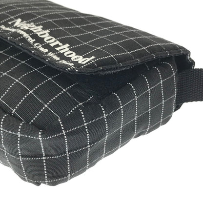 【中古品】【メンズ】 NEIGHBORHOOD ネイバーフッド REFLECTIVE MINI SHOULDER BAG リフレクティブ ミニ ショルダーバッグ カバン 188-261017-na-03-tagh カラー：ブラック 万代Net店