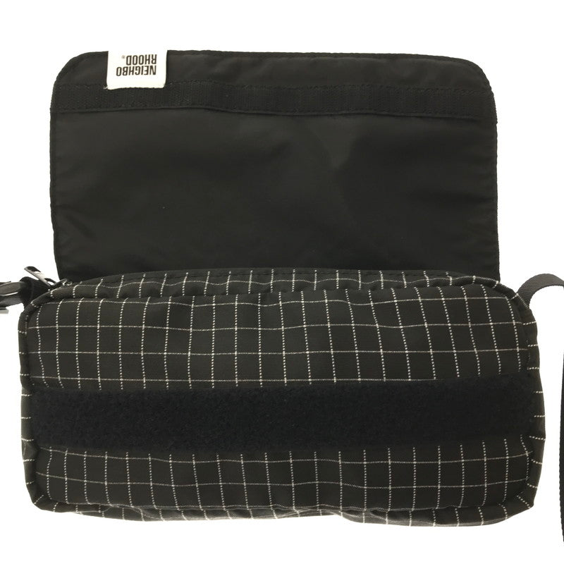 【中古品】【メンズ】 NEIGHBORHOOD ネイバーフッド REFLECTIVE MINI SHOULDER BAG リフレクティブ ミニ ショルダーバッグ カバン 188-261017-na-03-tagh カラー：ブラック 万代Net店