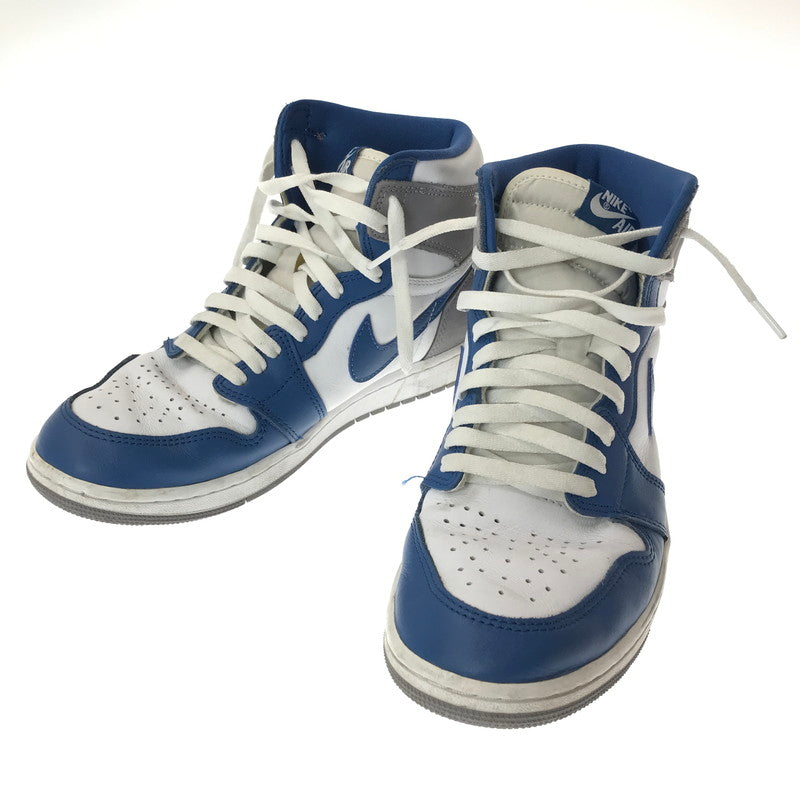 【現状渡し品】【メンズ】 NIKE ナイキ AIR JORDAN 1 HIGH OG DZ5485-410 エア ジョーダン 1 レトロ ハイ スニーカー 靴 160-261013-na-08-tagh サイズ：27.5cm US 9.5 カラー：TRUE BLUE/WHITE-CEMENT GREY 万代Net店