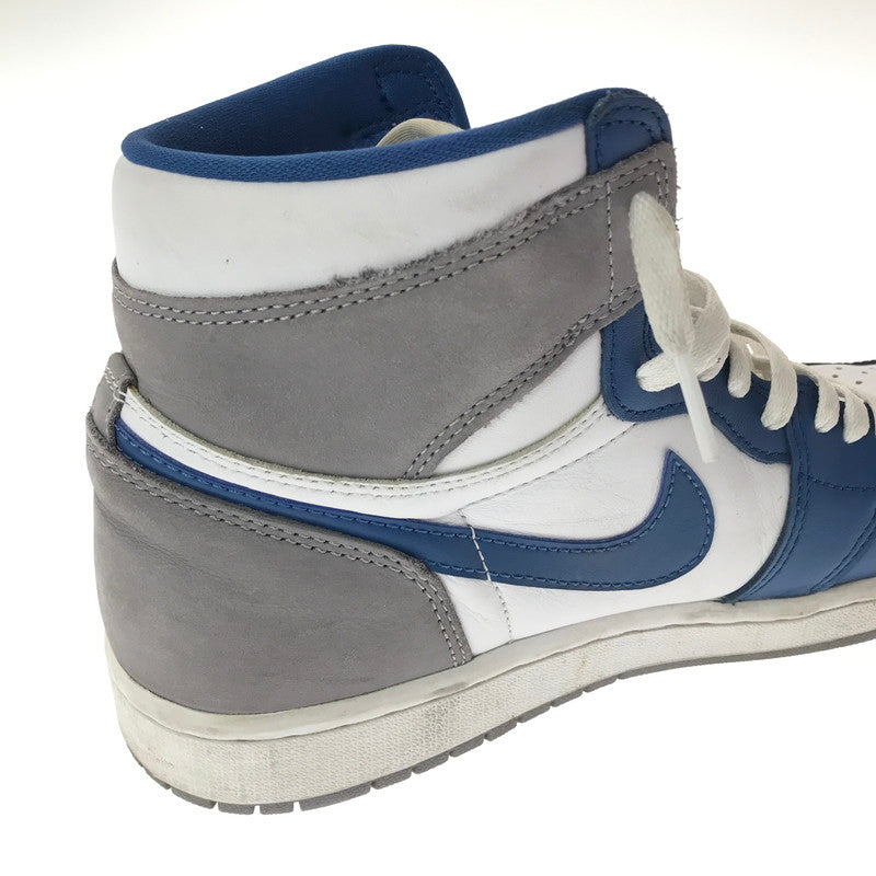 【現状渡し品】【メンズ】 NIKE ナイキ AIR JORDAN 1 HIGH OG DZ5485-410 エア ジョーダン 1 レトロ ハイ スニーカー 靴 160-261013-na-08-tagh サイズ：27.5cm US 9.5 カラー：TRUE BLUE/WHITE-CEMENT GREY 万代Net店