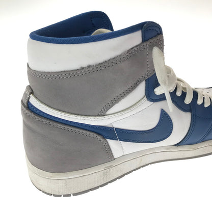 【現状渡し品】【メンズ】 NIKE ナイキ AIR JORDAN 1 HIGH OG DZ5485-410 エア ジョーダン 1 レトロ ハイ スニーカー 靴 160-261013-na-08-tagh サイズ：27.5cm US 9.5 カラー：TRUE BLUE/WHITE-CEMENT GREY 万代Net店