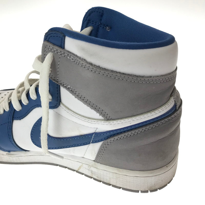 【現状渡し品】【メンズ】 NIKE ナイキ AIR JORDAN 1 HIGH OG DZ5485-410 エア ジョーダン 1 レトロ ハイ スニーカー 靴 160-261013-na-08-tagh サイズ：27.5cm US 9.5 カラー：TRUE BLUE/WHITE-CEMENT GREY 万代Net店