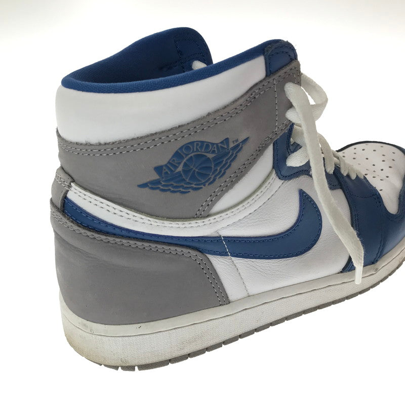 【現状渡し品】【メンズ】 NIKE ナイキ AIR JORDAN 1 HIGH OG DZ5485-410 エア ジョーダン 1 レトロ ハイ スニーカー 靴 160-261013-na-08-tagh サイズ：27.5cm US 9.5 カラー：TRUE BLUE/WHITE-CEMENT GREY 万代Net店