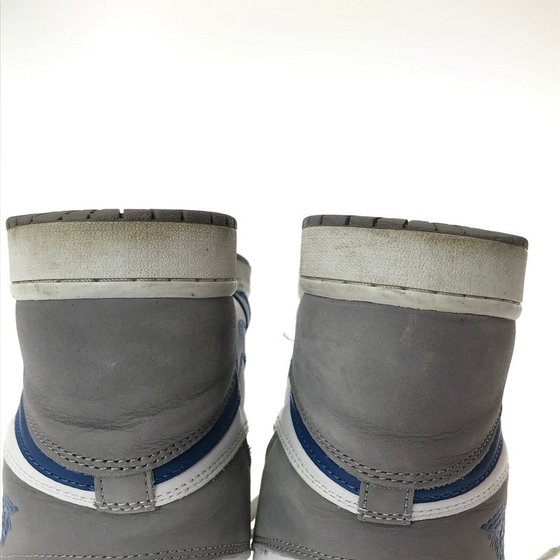 【現状渡し品】【メンズ】 NIKE ナイキ AIR JORDAN 1 HIGH OG DZ5485-410 エア ジョーダン 1 レトロ ハイ スニーカー 靴 160-261013-na-08-tagh サイズ：27.5cm US 9.5 カラー：TRUE BLUE/WHITE-CEMENT GREY 万代Net店