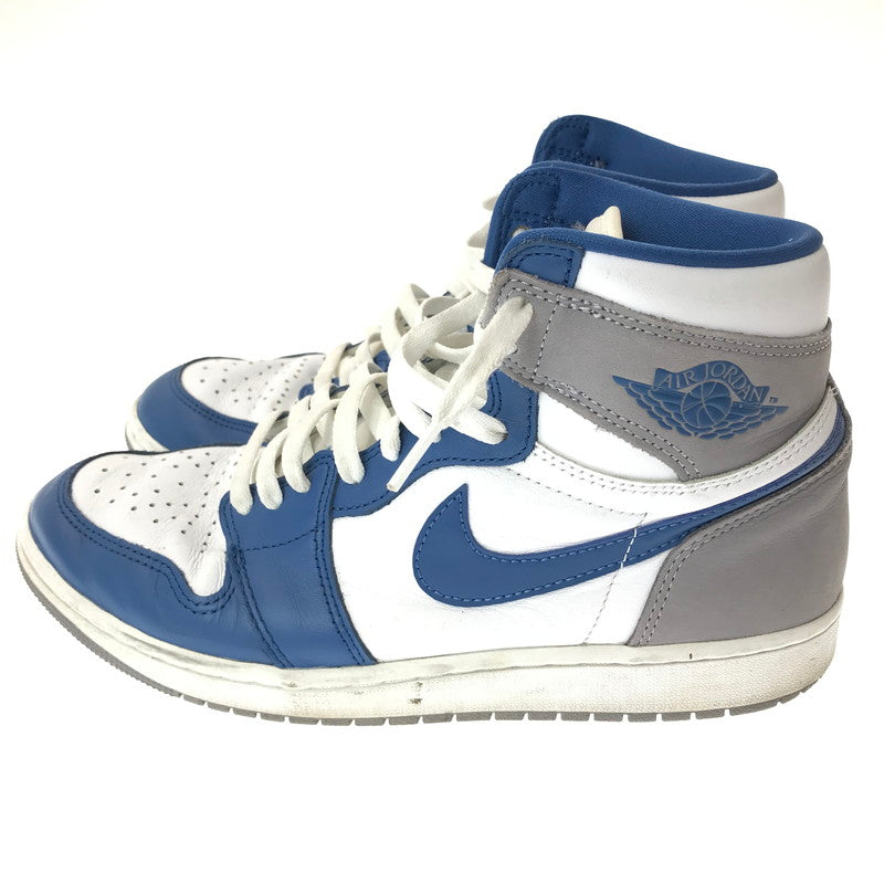 【現状渡し品】【メンズ】 NIKE ナイキ AIR JORDAN 1 HIGH OG DZ5485-410 エア ジョーダン 1 レトロ ハイ スニーカー 靴 160-261013-na-08-tagh サイズ：27.5cm US 9.5 カラー：TRUE BLUE/WHITE-CEMENT GREY 万代Net店