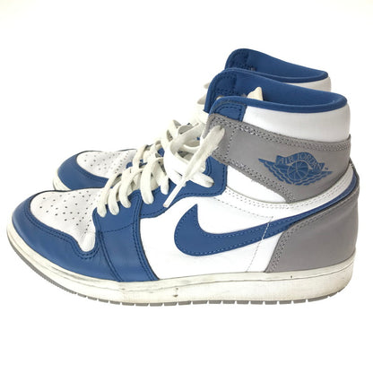 【現状渡し品】【メンズ】 NIKE ナイキ AIR JORDAN 1 HIGH OG DZ5485-410 エア ジョーダン 1 レトロ ハイ スニーカー 靴 160-261013-na-08-tagh サイズ：27.5cm US 9.5 カラー：TRUE BLUE/WHITE-CEMENT GREY 万代Net店