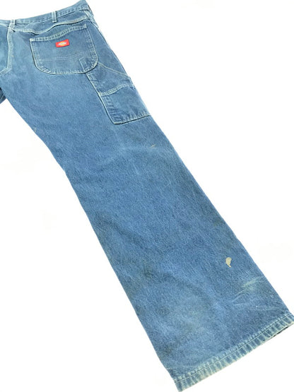 【中古品】【メンズ】 DICKIES ディッキーズ DENIM PAINTER PANTS デニム ペインターパンツ ボトムス 157-261012-na-08-tagh サイズ：表記サイズ消え 下記参照 カラー：インディゴ 万代Net店