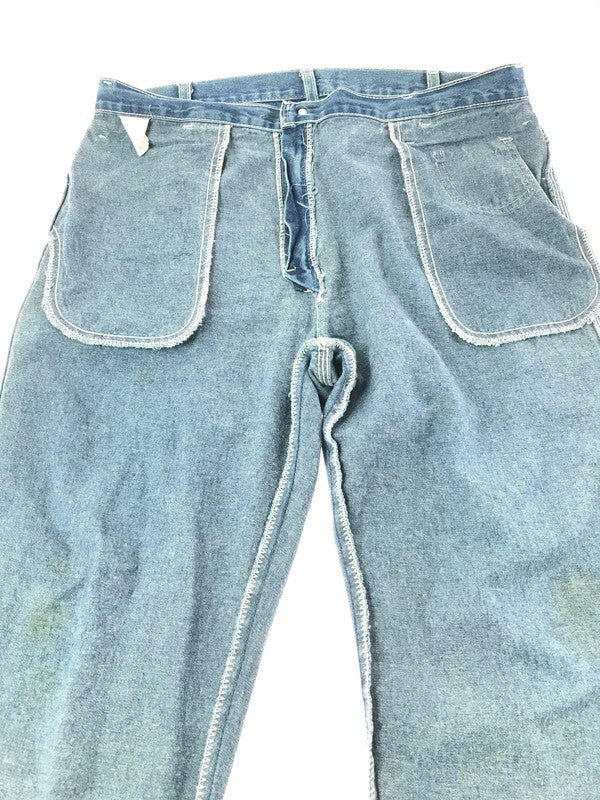 【中古品】【メンズ】 DICKIES ディッキーズ DENIM PAINTER PANTS デニム ペインターパンツ ボトムス 157-261012-na-08-tagh サイズ：表記サイズ消え 下記参照 カラー：インディゴ 万代Net店