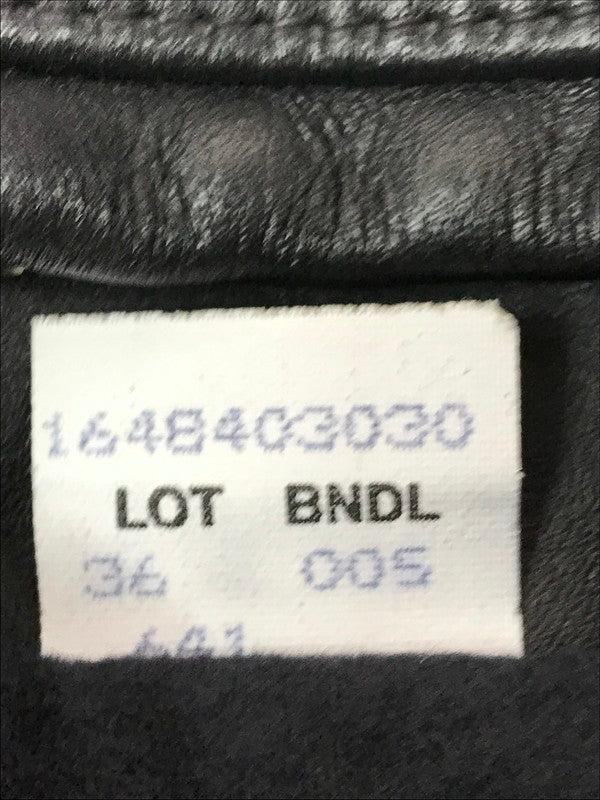 【中古品】【メンズ】 SCHOTT ショット STAND COLLAR SINGLE RIDERS JACKET 6061 シングル ライダースジャケット アウター 145-261011-na-35-tagh サイズ：36 カラー：ブラック 万代Net店