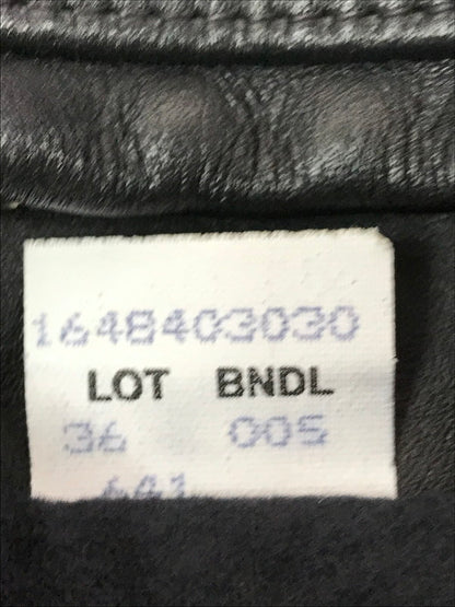 【中古品】【メンズ】 SCHOTT ショット STAND COLLAR SINGLE RIDERS JACKET 6061 シングル ライダースジャケット アウター 145-261011-na-35-tagh サイズ：36 カラー：ブラック 万代Net店