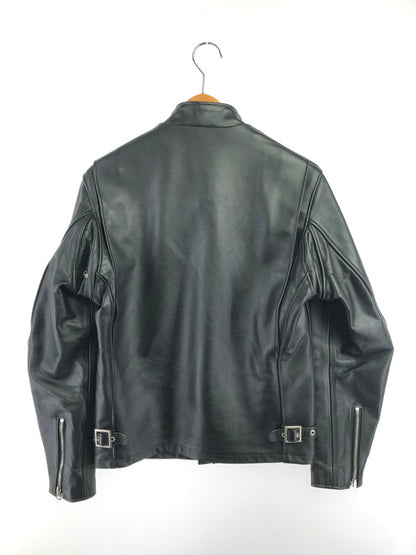 【中古品】【メンズ】 SCHOTT ショット STAND COLLAR SINGLE RIDERS JACKET 6061 シングル ライダースジャケット アウター 145-261011-na-35-tagh サイズ：36 カラー：ブラック 万代Net店