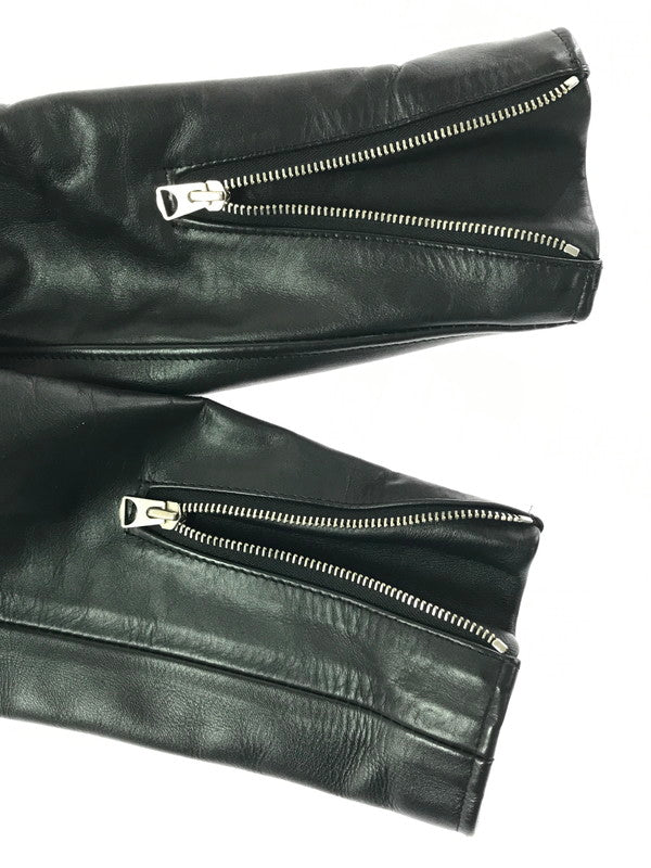 【中古品】【メンズ】 SCHOTT ショット STAND COLLAR SINGLE RIDERS JACKET 6061 シングル ライダースジャケット アウター 145-261011-na-35-tagh サイズ：36 カラー：ブラック 万代Net店
