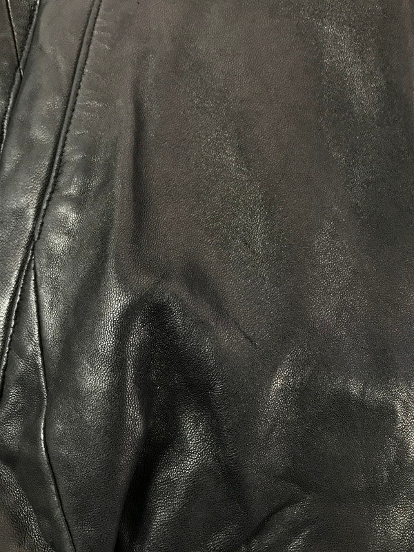 【中古品】【メンズ】 BARACUTA バラクータ ZIP UP LEATHER JACKET ジップアップ レザージャケット アウター 146-261011-na-36-tagh サイズ：L カラー：ブラック 万代Net店
