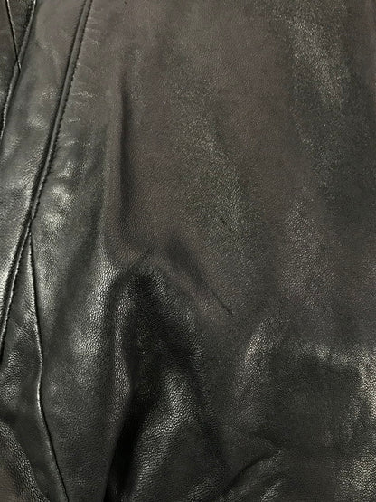 【中古品】【メンズ】 BARACUTA バラクータ ZIP UP LEATHER JACKET ジップアップ レザージャケット アウター 146-261011-na-36-tagh サイズ：L カラー：ブラック 万代Net店