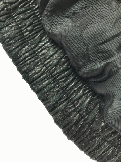 【中古品】【メンズ】 BARACUTA バラクータ ZIP UP LEATHER JACKET ジップアップ レザージャケット アウター 146-261011-na-36-tagh サイズ：L カラー：ブラック 万代Net店
