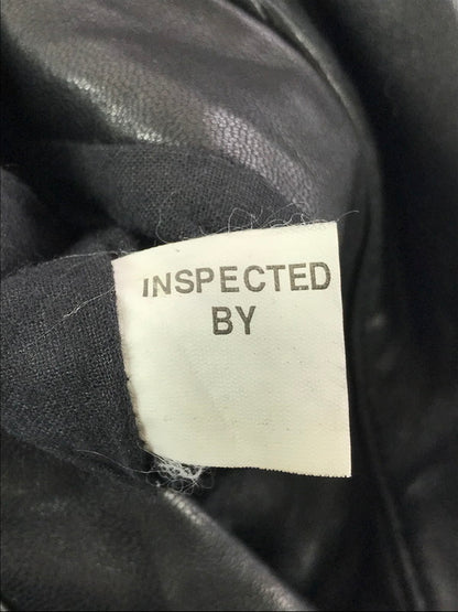 【中古品】【メンズ】 BARACUTA バラクータ ZIP UP LEATHER JACKET ジップアップ レザージャケット アウター 146-261011-na-36-tagh サイズ：L カラー：ブラック 万代Net店