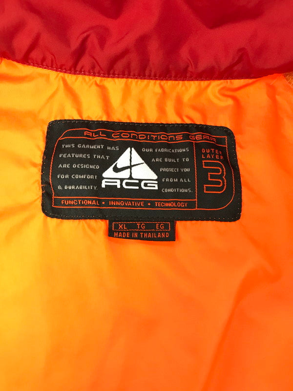 【中古品】【メンズ】 NIKE ACG ナイキ エーシージー 00'S HALF ZIP PULLOVER JACKET F8-NAC 2000年代 ハーフ ジップ プルオーバー ジャケット 146-261017-ty-18-tagh サイズ：XL カラー：オレンジ 万代Net店