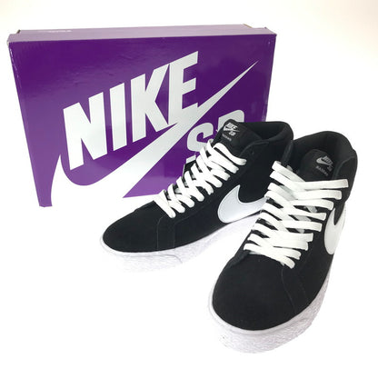 【中古美品】【メンズ】 NIKE SB ナイキエスビー ZOOM BLAZER MID 864349-002 ズーム ブレザー ミッド スニーカー 靴 160-261013-na-02-tagh サイズ：27cm US 9 カラー：BLACK/WHITE 万代Net店
